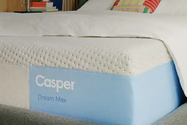 Casper Max mattress model on display